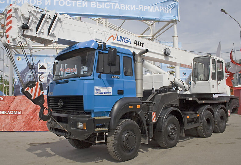 Автокран Юргинец КС-65720-1 г/п 40 тонн на шасси Урал-6563 (8х4) Автокран Юргинец КС-65720-1 г/п 40 тонн на шасси Урал-6563 (8х4)